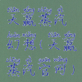 天赢蒸汽幻想(天赢蒸汽官网)