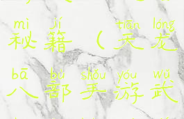 天龙八部手游武当攻略秘籍(天龙八部手游武当攻略秘籍怎么用)