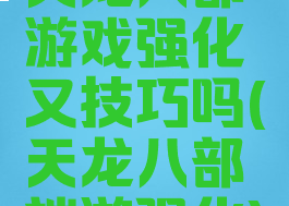 天龙八部游戏强化又技巧吗(天龙八部端游强化)