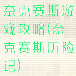 奈克赛斯游戏攻略(奈克赛斯历险记)