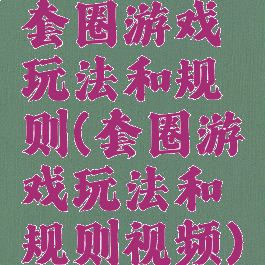 套圈游戏玩法和规则(套圈游戏玩法和规则视频)
