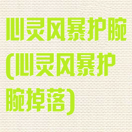 心灵风暴护腕(心灵风暴护腕掉落)