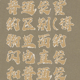 得物中闪电直发和普通发货的区别(得物里面的闪电直发和普通发货有什么区别)