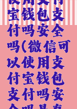 微信可以使用支付宝钱包支付吗安全吗(微信可以使用支付宝钱包支付吗安全吗是真的吗)