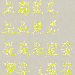 微信怎么隐藏好友而不删除也不拉黑打视频不能有声音(微信如何隐藏好友不拉黑)