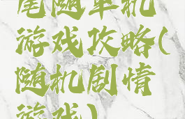 尾随单机游戏攻略(随机剧情游戏)