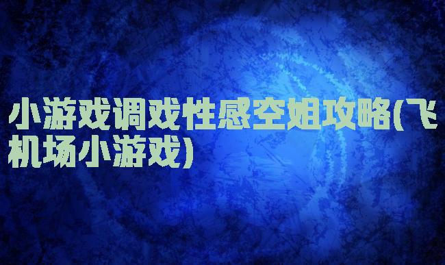 小游戏调戏性感空姐攻略(飞机场小游戏)