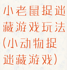 小老鼠捉迷藏游戏玩法(小动物捉迷藏游戏)