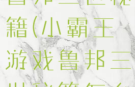 小霸王游戏鲁邦三世秘籍(小霸王游戏鲁邦三世秘籍怎么用)