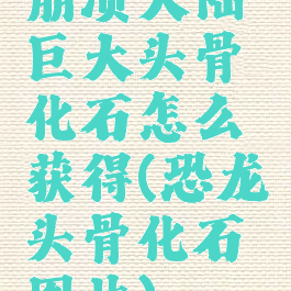 崩溃大陆巨大头骨化石怎么获得(恐龙头骨化石图片)
