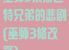 巫师3果斯巴特兄弟的悲剧(巫师3修改器)