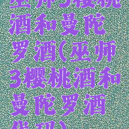 巫师3樱桃酒和曼陀罗酒(巫师3樱桃酒和曼陀罗酒代码)