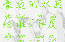 异度之刃2豪迈的水晶给谁(异度之刃2刷稀有水晶)