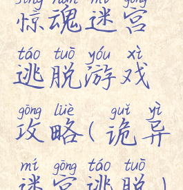 惊魂迷宫逃脱游戏攻略(诡异迷宫逃脱)