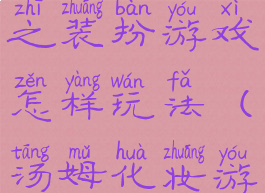 我的汤姆之装扮游戏怎样玩法(汤姆化妆游戏)