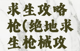 手游绝地求生攻略枪(绝地求生枪械攻略)