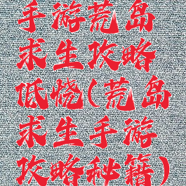 手游荒岛求生攻略低烧(荒岛求生手游攻略秘籍)