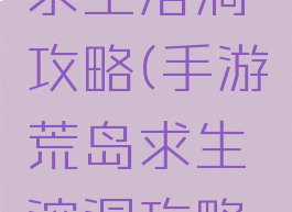 手游荒岛求生溶洞攻略(手游荒岛求生溶洞攻略大全)