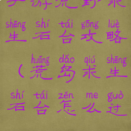 手游荒野求生石台攻略(荒岛求生石台怎么过)