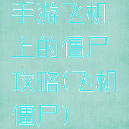 手游飞机上的僵尸攻略(飞机僵尸)