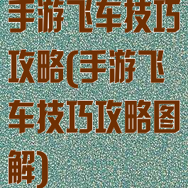 手游飞车技巧攻略(手游飞车技巧攻略图解)