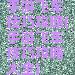 手游飞车技巧攻略(手游飞车技巧攻略大全)