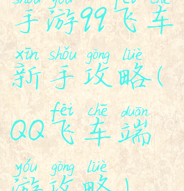 手游qq飞车新手攻略(QQ飞车端游攻略)