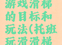 托班体育游戏滑梯的目标和玩法(托班玩滑滑梯目标)