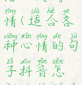 抖音仔仔怎么关闭心情(适合各种心情的句子抖音怎样关闭所有作品)