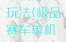 极品赛车单机游戏玩法(极品赛车单机游戏玩法攻略)