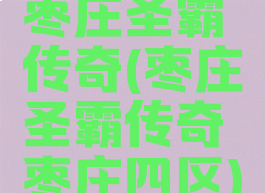 枣庄圣霸传奇(枣庄圣霸传奇枣庄四区)