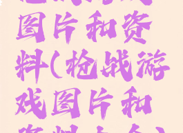 枪战游戏图片和资料(枪战游戏图片和资料大全)