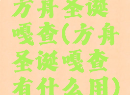 方舟圣诞嘎查(方舟圣诞嘎查有什么用)