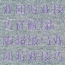 新版超级马戏团游戏技巧详解(新版超级马戏团游戏技巧详解大全)