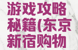 新宿购物游戏攻略秘籍(东京新宿购物攻略)