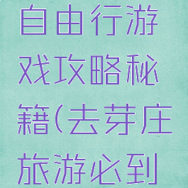旅游芽庄自由行游戏攻略秘籍(去芽庄旅游必到处)