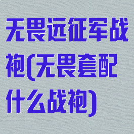 无畏远征军战袍(无畏套配什么战袍)