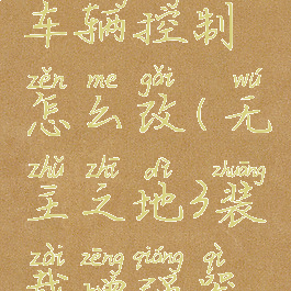 无主之地3车辆控制怎么改(无主之地3装载增强器怎么按)