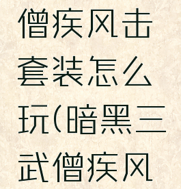 暗黑三武僧疾风击套装怎么玩(暗黑三武僧疾风击流派)