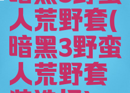暗黑3野蛮人荒野套(暗黑3野蛮人荒野套装选择)