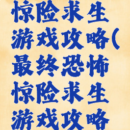 最终恐怖惊险求生游戏攻略(最终恐怖惊险求生游戏攻略视频)