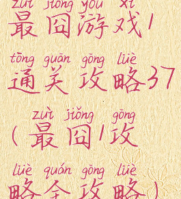 最囧游戏1通关攻略37(最囧1攻略全攻略)