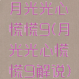 月光光心慌慌9(月光光心慌慌9解说)