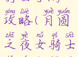 月圆之夜女骑士手游攻略(月圆之夜女骑士手游攻略大全)