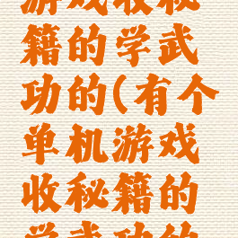有个单机游戏收秘籍的学武功的(有个单机游戏收秘籍的学武功的老师)
