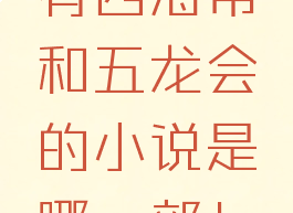 有四海帮和五龙会的小说是哪一部！