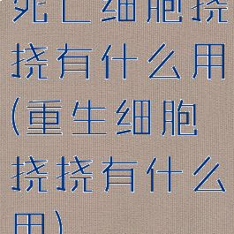 死亡细胞挠挠有什么用(重生细胞挠挠有什么用)