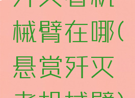 歼灭者机械臂在哪(悬赏歼灭者机械臂)