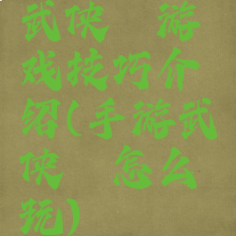 武侠乂游戏技巧介绍(手游武侠乂怎么玩)
