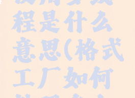 格式工厂使用多线程是什么意思(格式工厂如何处理多个视频)